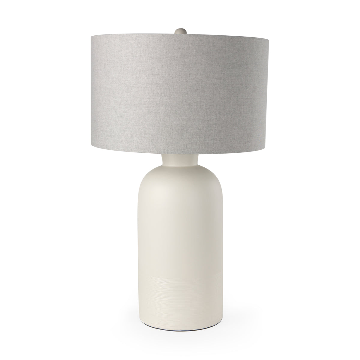 Cato Cream/White Base Table Lamp - Ornate Home