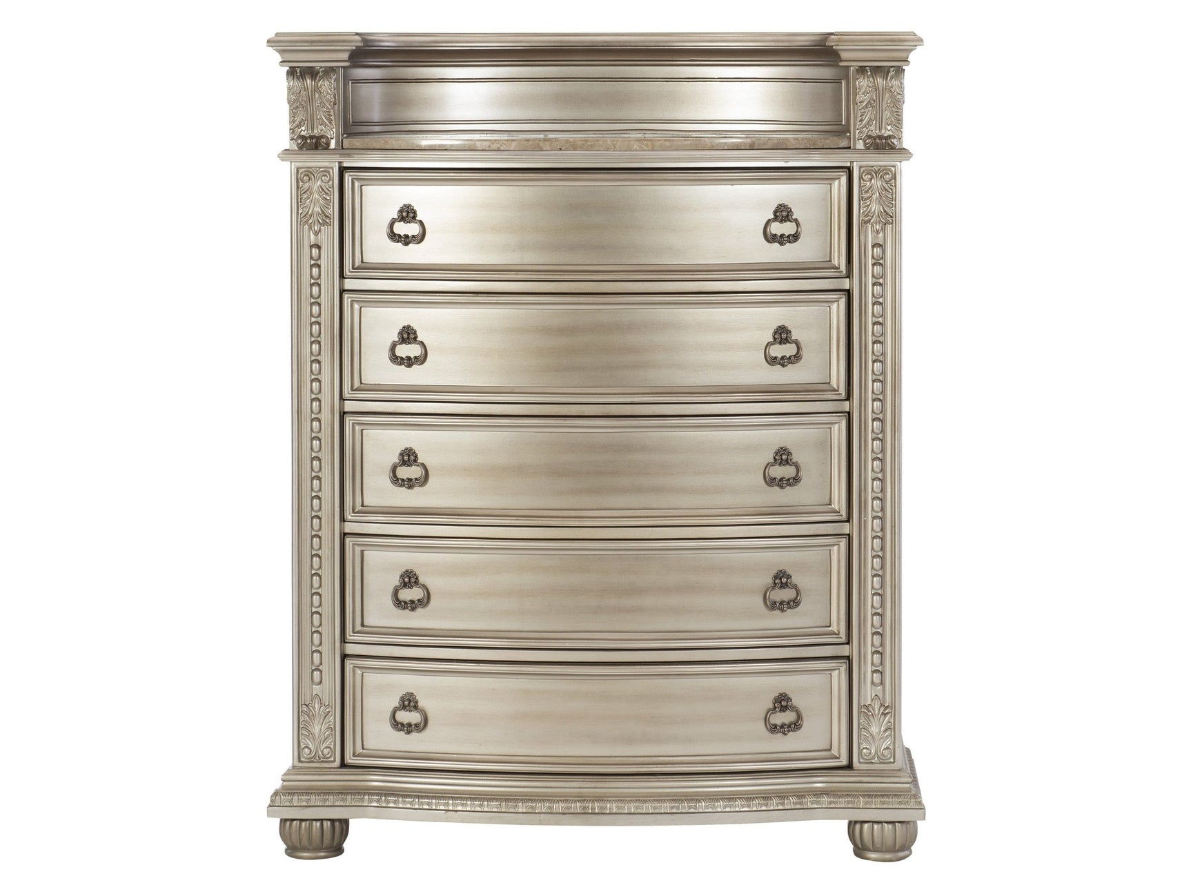 Cavalier Silver Chest - Ornate Home