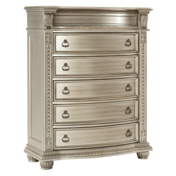 Cavalier Silver Chest - Ornate Home