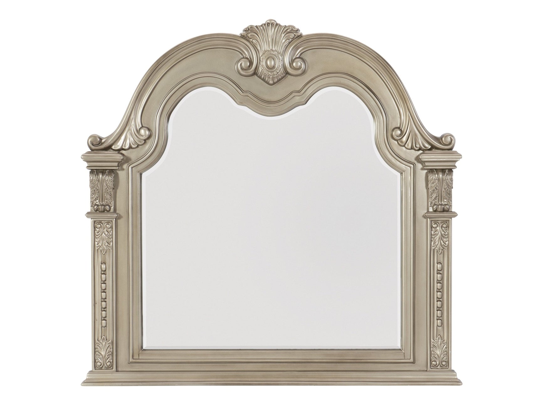 Cavalier Silver Mirror - Ornate Home