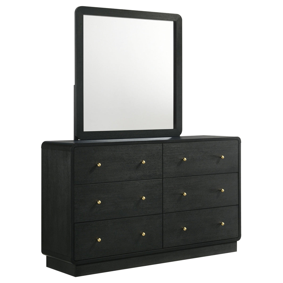 dresser mirror black Coaster Cavelle BLACK Dresser Mirror
