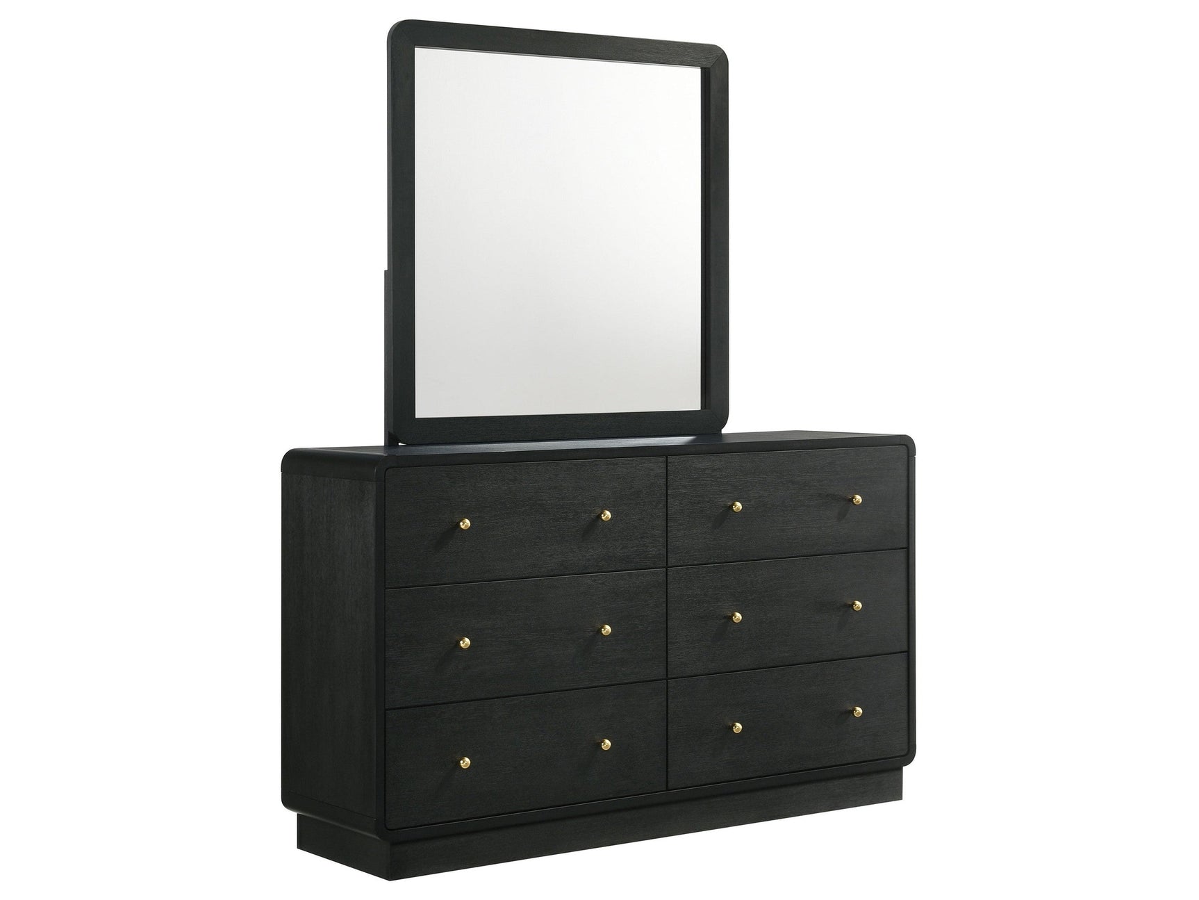 Cavelle BLACK Dresser Mirror - Ornate Home
