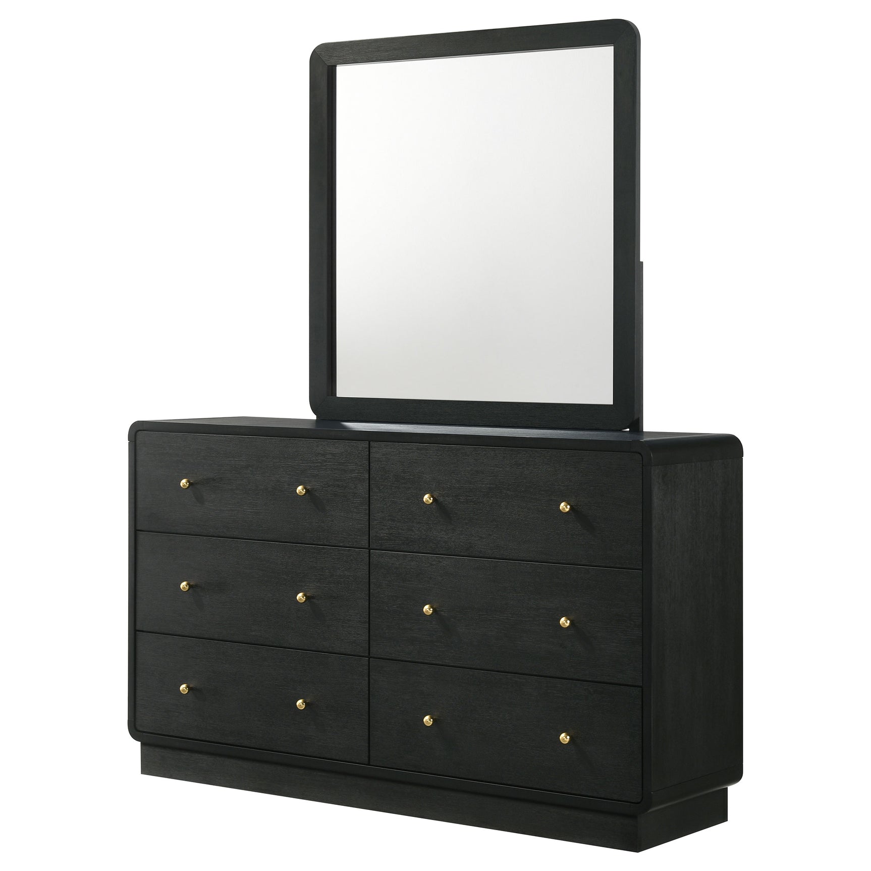 Cavelle BLACK Dresser Mirror - Ornate Home