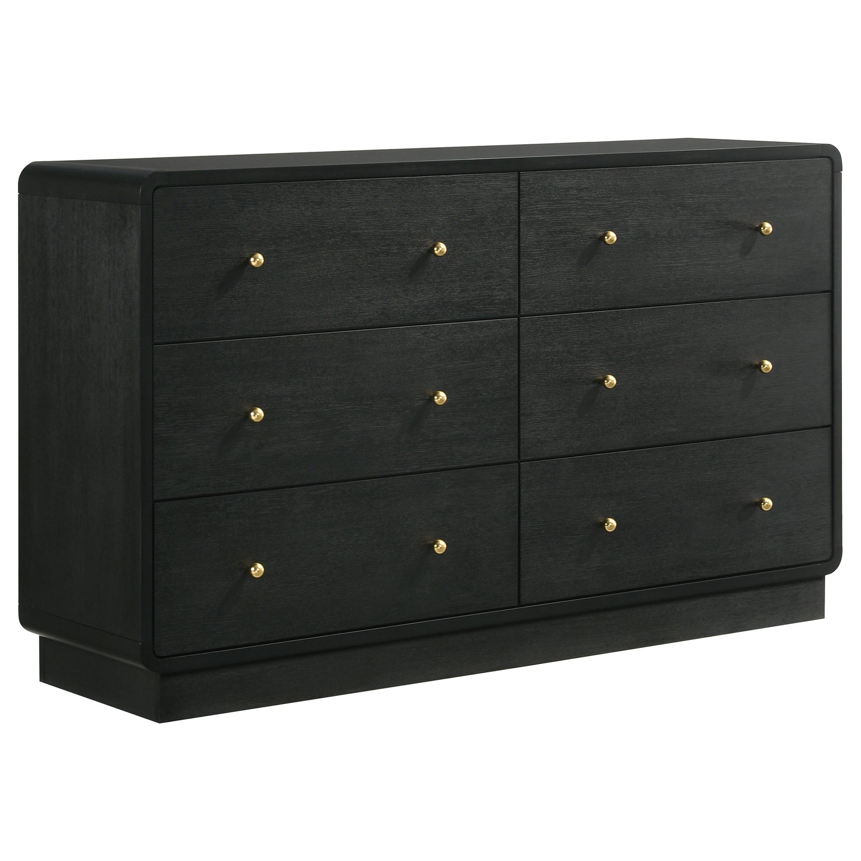 Cavelle Black 5-piece Full Bedroom Set - Ornate Home