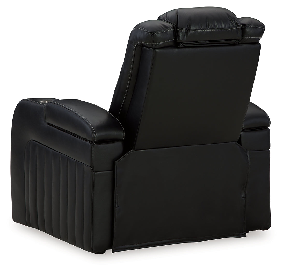 Caveman Den Midnight Power Recliner - Ornate Home