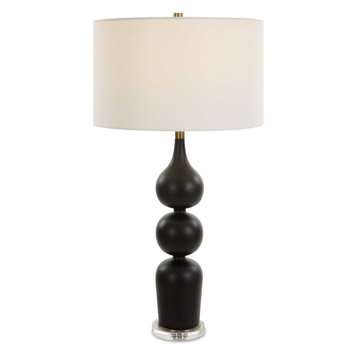 Caviar Black Table Lamp - Ornate Home