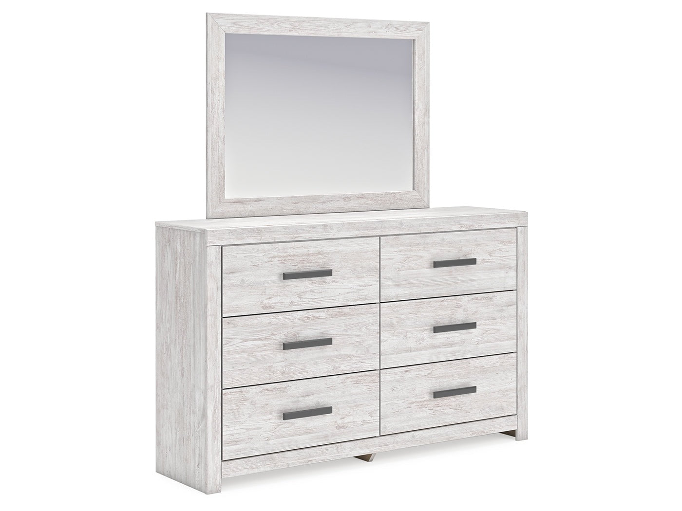 Cayboni Whitewash Dresser and Mirror (Online Special Price) - Ornate Home