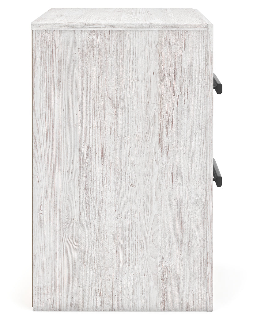 Cayboni Whitewash Full Panel Bed, Dresser and Nightstand (Online Special Price) - Ornate Home