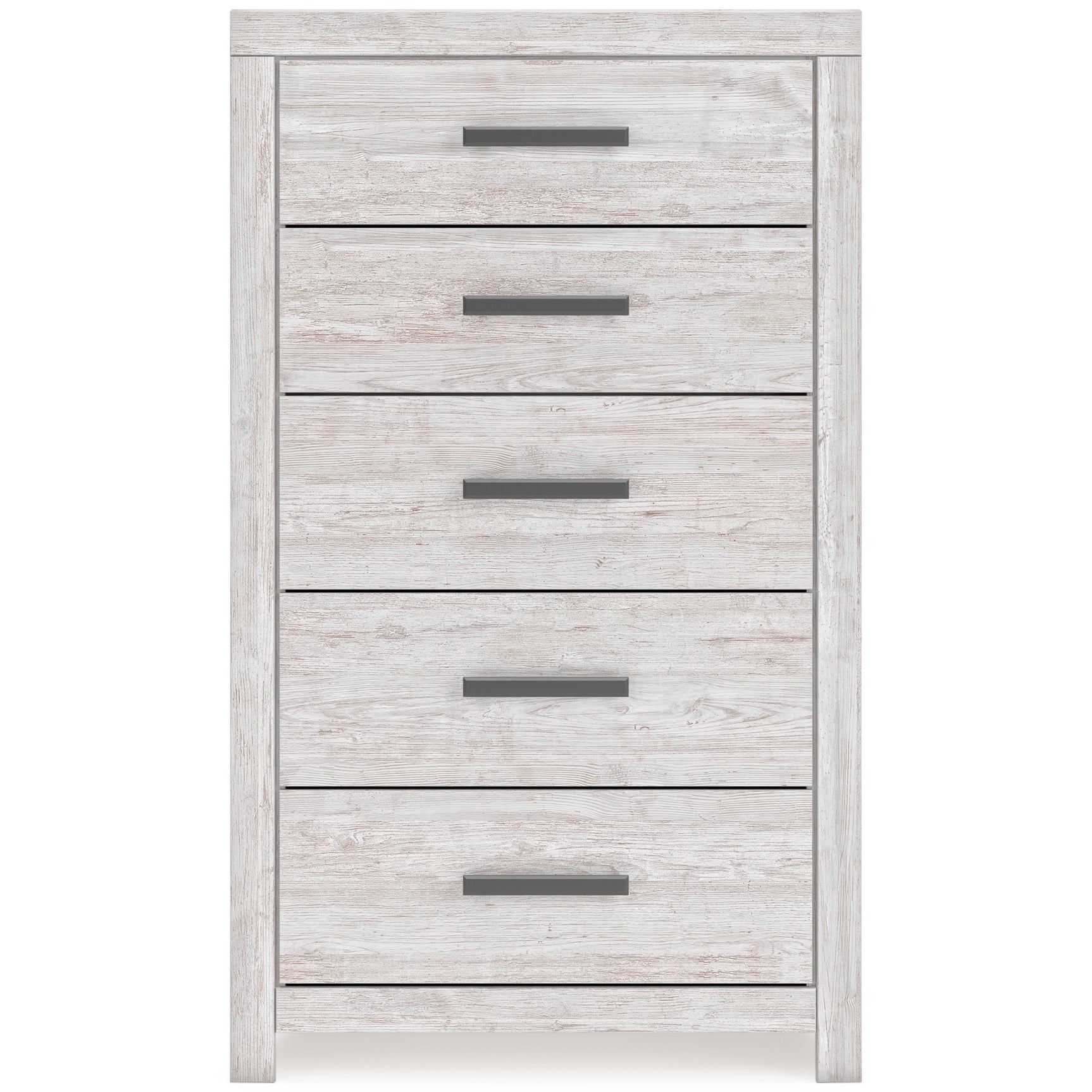 Cayboni Whitewash Full Panel Bedroom Set with Dresser, Mirror, Chest and Nightstand (Online Special Price) - Ornate Home