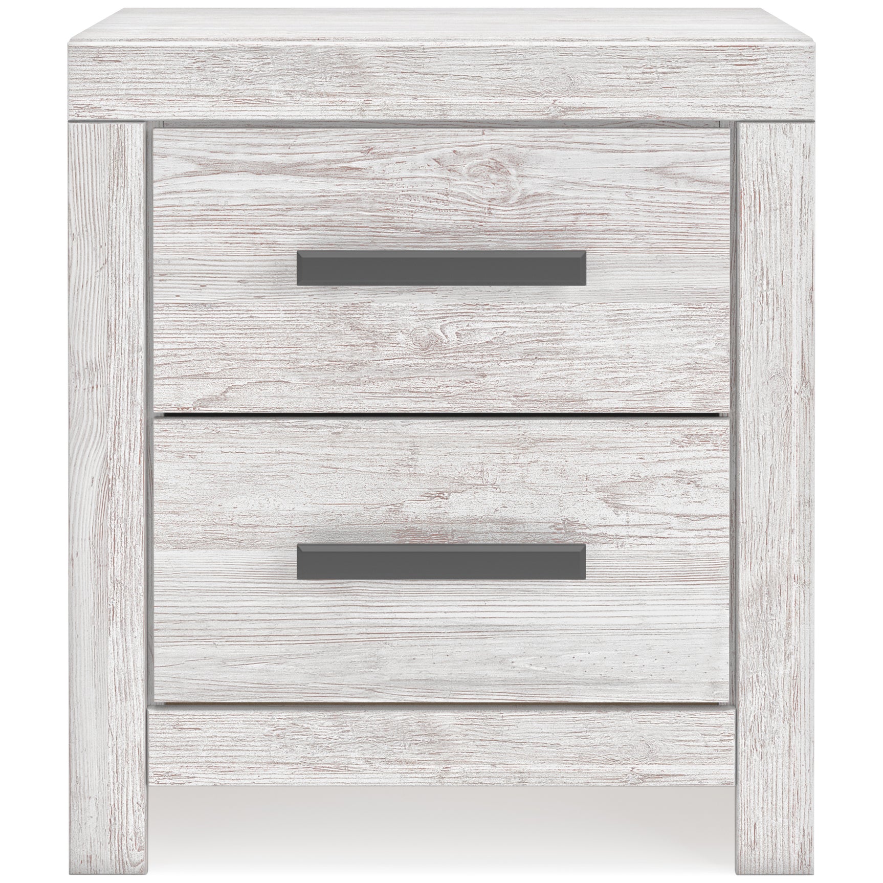 Cayboni Whitewash Queen Panel Bed & Dresser & Mirror & Nightstand - Ornate Home