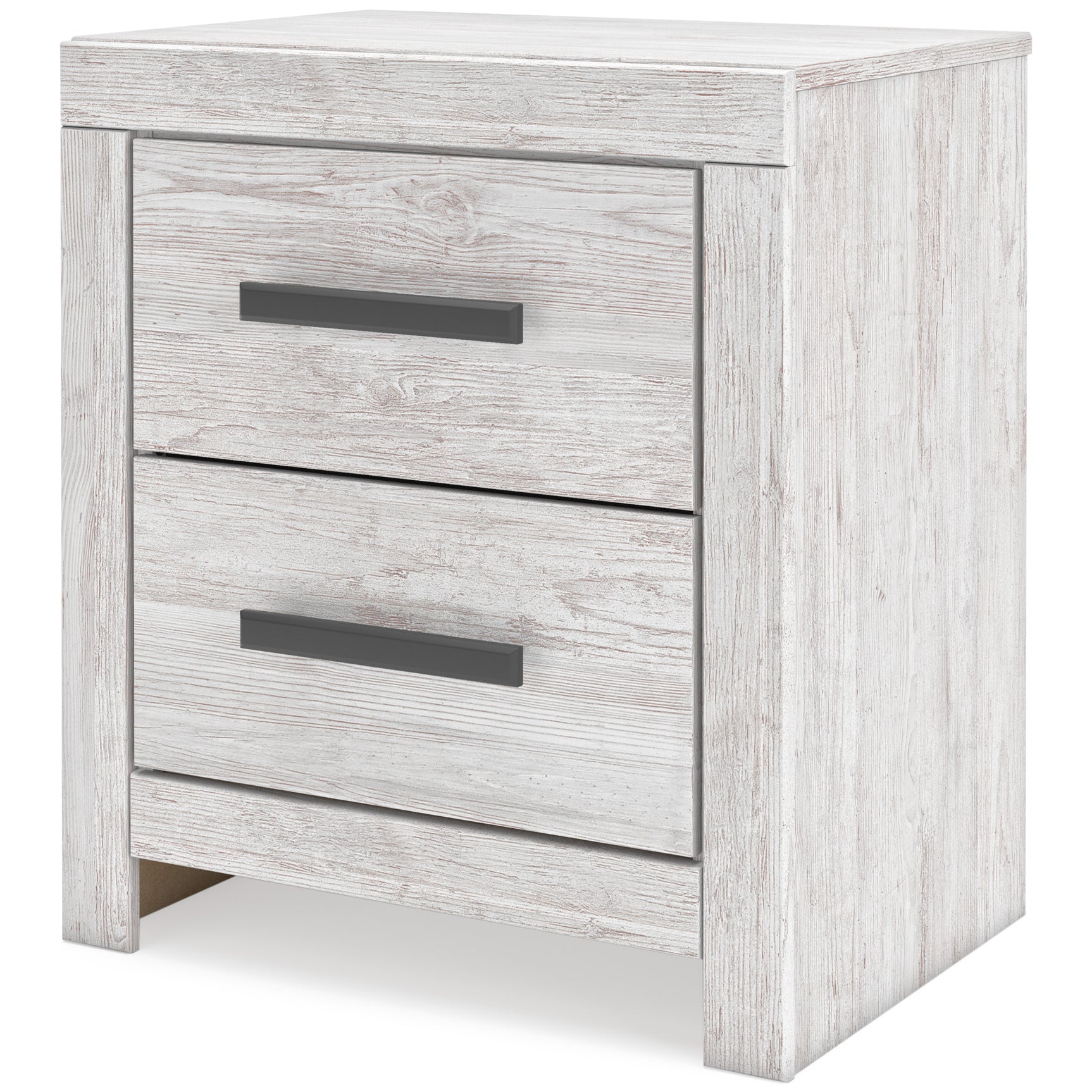 Cayboni Whitewash Queen Panel Bed & Dresser & Mirror & Nightstand - Ornate Home