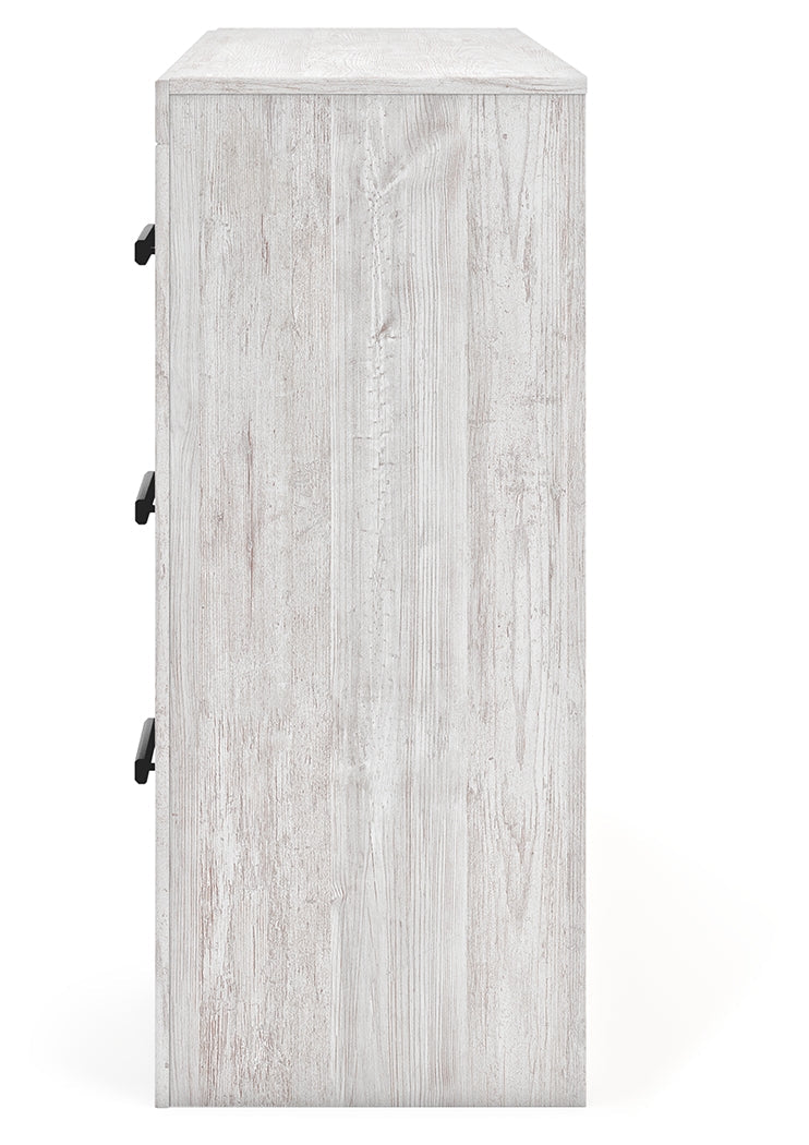 Cayboni Whitewash Queen Panel Bedroom Set with Dresser and Nightstand (Online Special Price) - Ornate Home