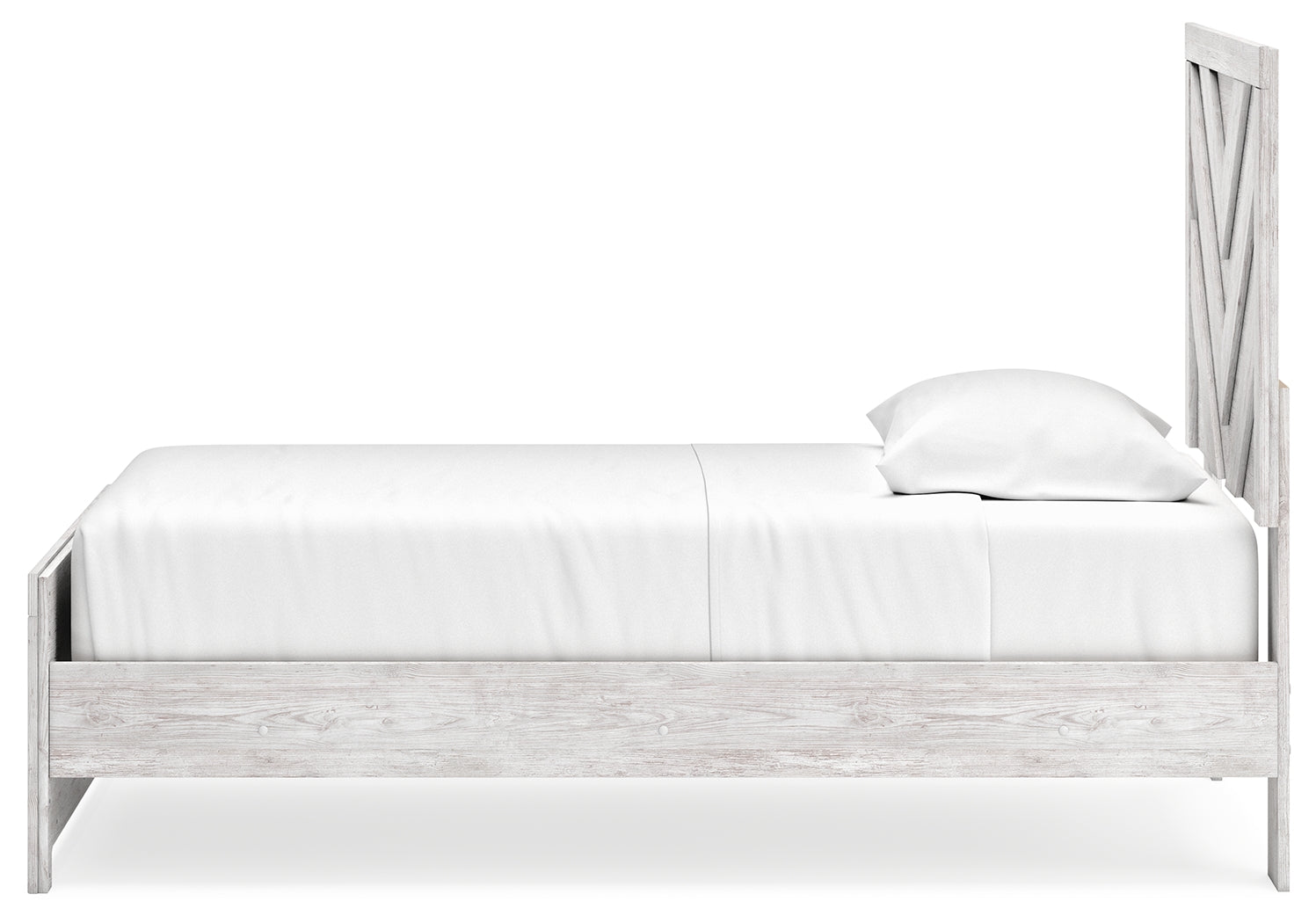 Cayboni Whitewash Twin Panel Bedroom Set with Dresser and Chest - Ornate Home