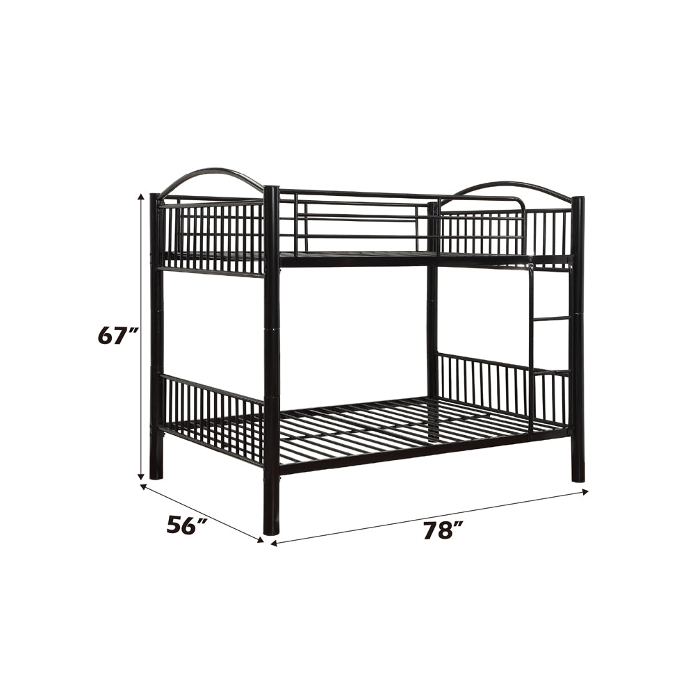 Cayelynn Black Bunk Bed (Full/Full) - Ornate Home