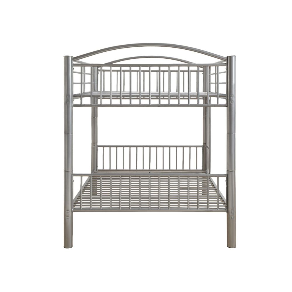 Cayelynn Silver Bunk Bed (Full/Full) - Ornate Home