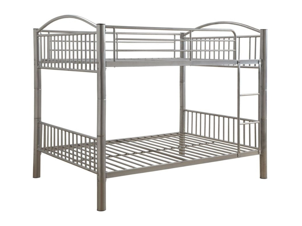 Cayelynn Silver Bunk Bed (Full/Full) - Ornate Home
