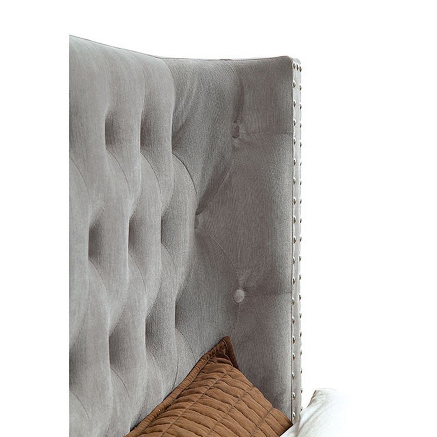 Cayla Gray Cal.King Bed - Ornate Home