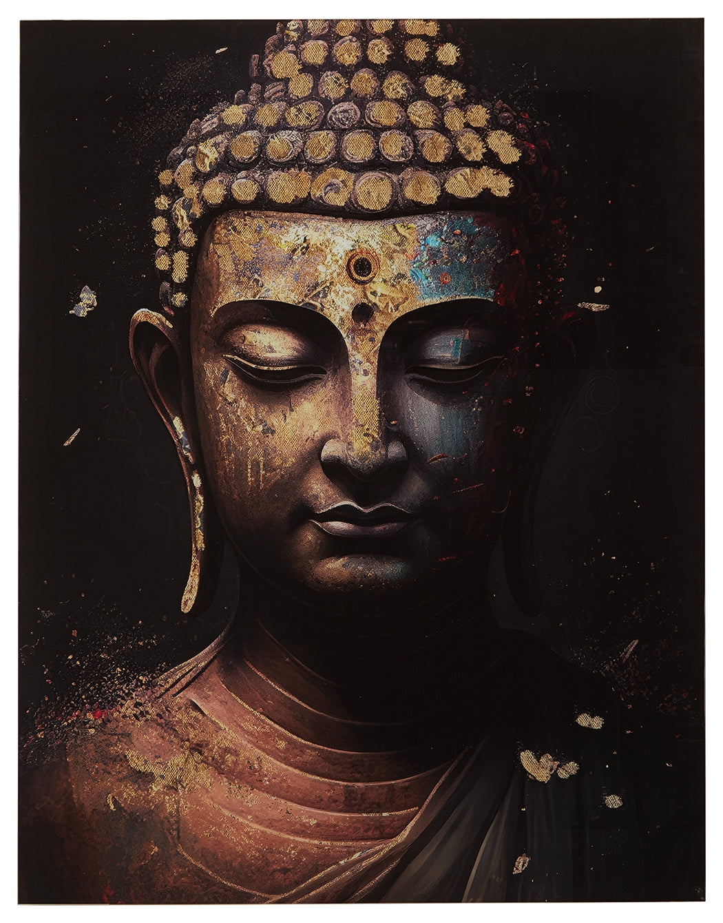 Caymoore Black/Gold Finish Wall Art - Ornate Home