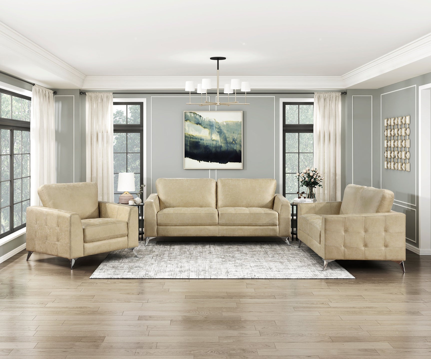 Cazon Sand Loveseat - Ornate Home