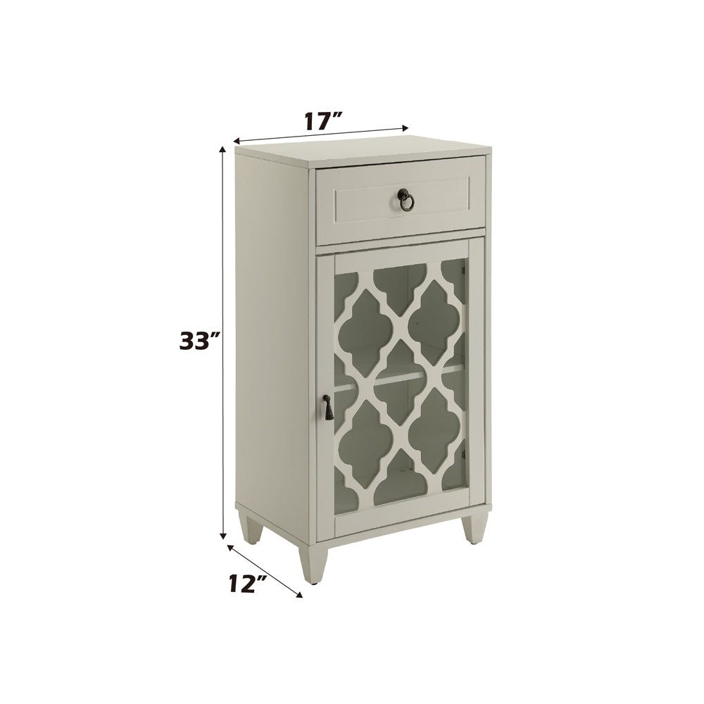 Ceara White Accent Table - Ornate Home