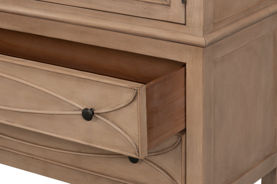 Cecile Beige Bookcase