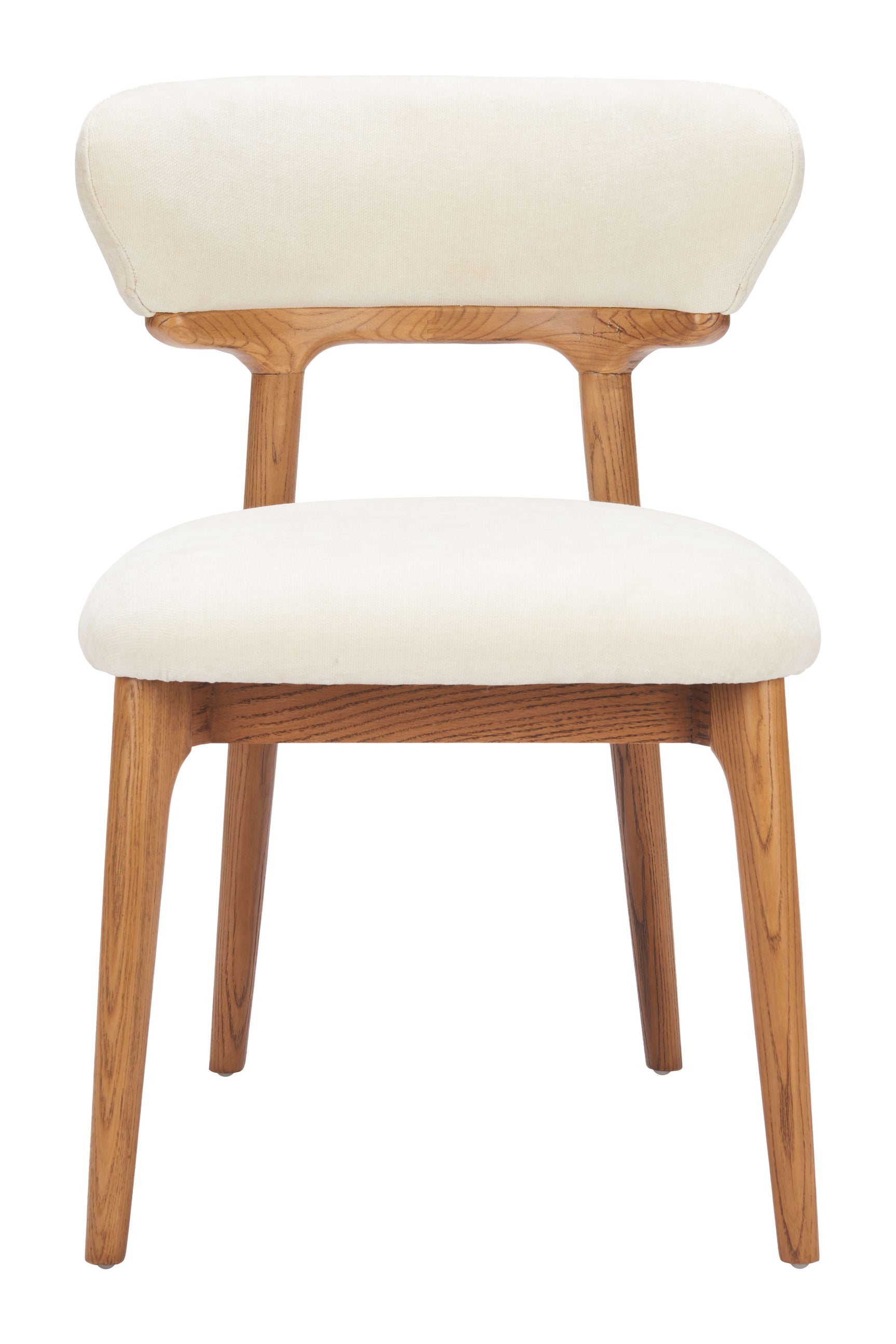 Cedar White & Walnut Dining Chair (Set of 2) - Ornate Home