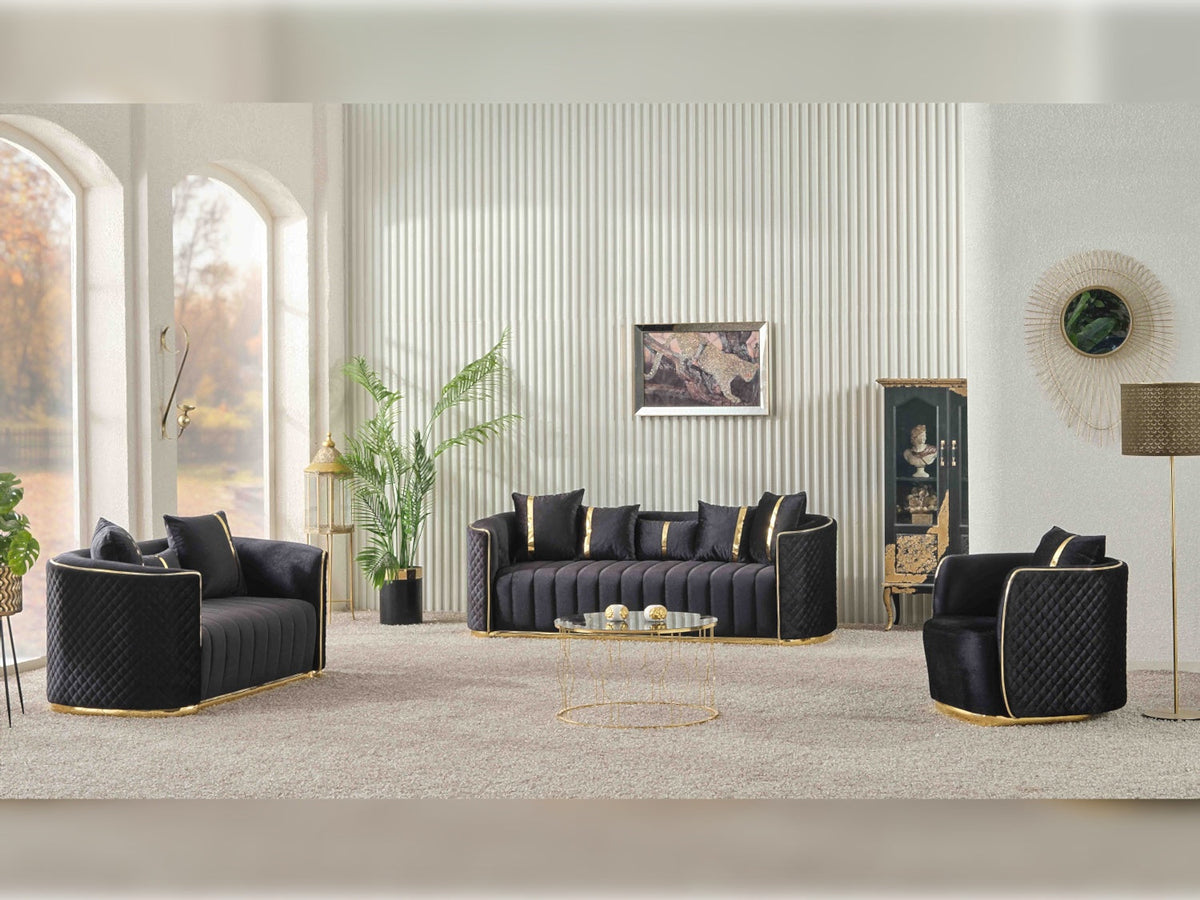 Ceko Black Chair - Ornate Home