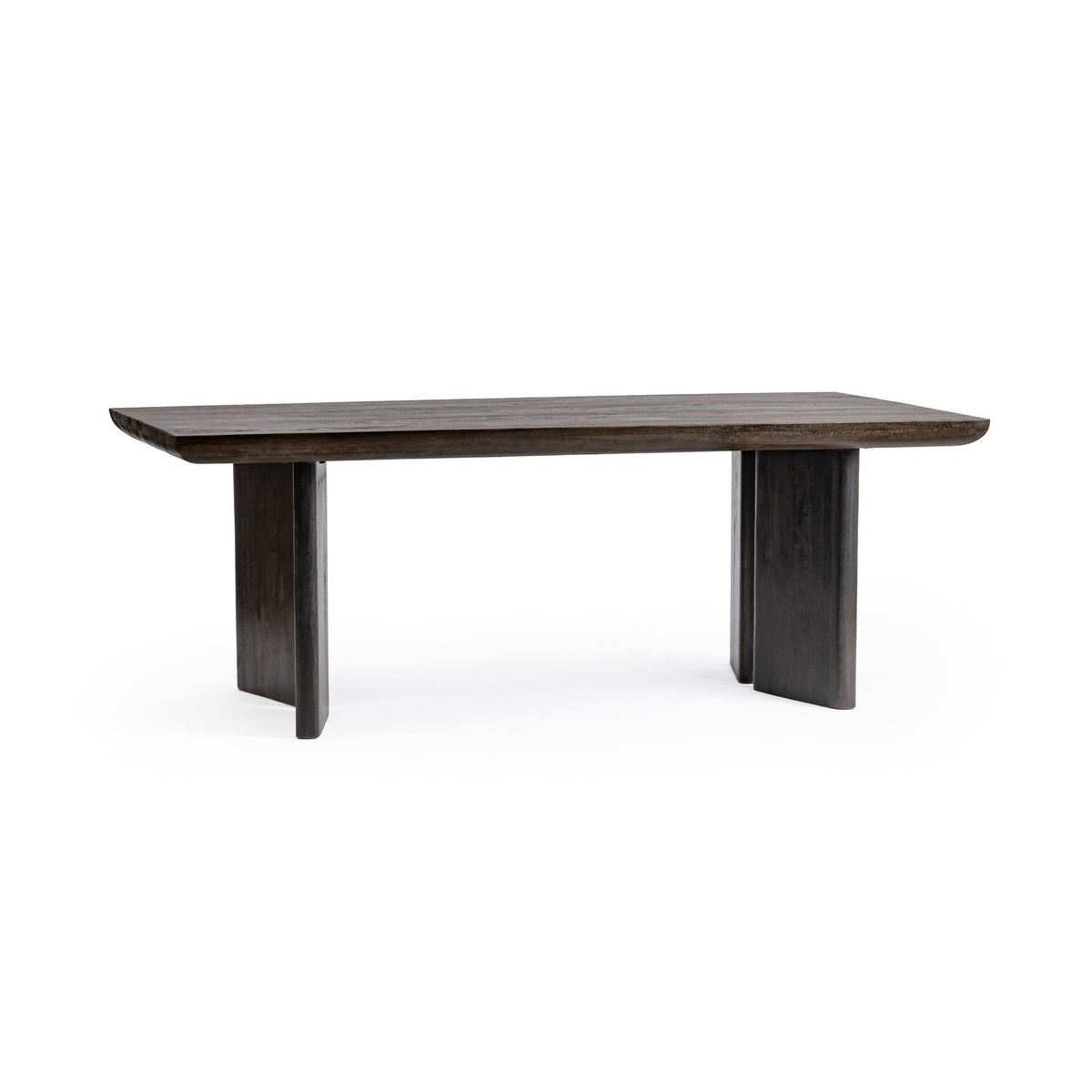 Celadon Truffle Brown 84" Rectangular Dining Table