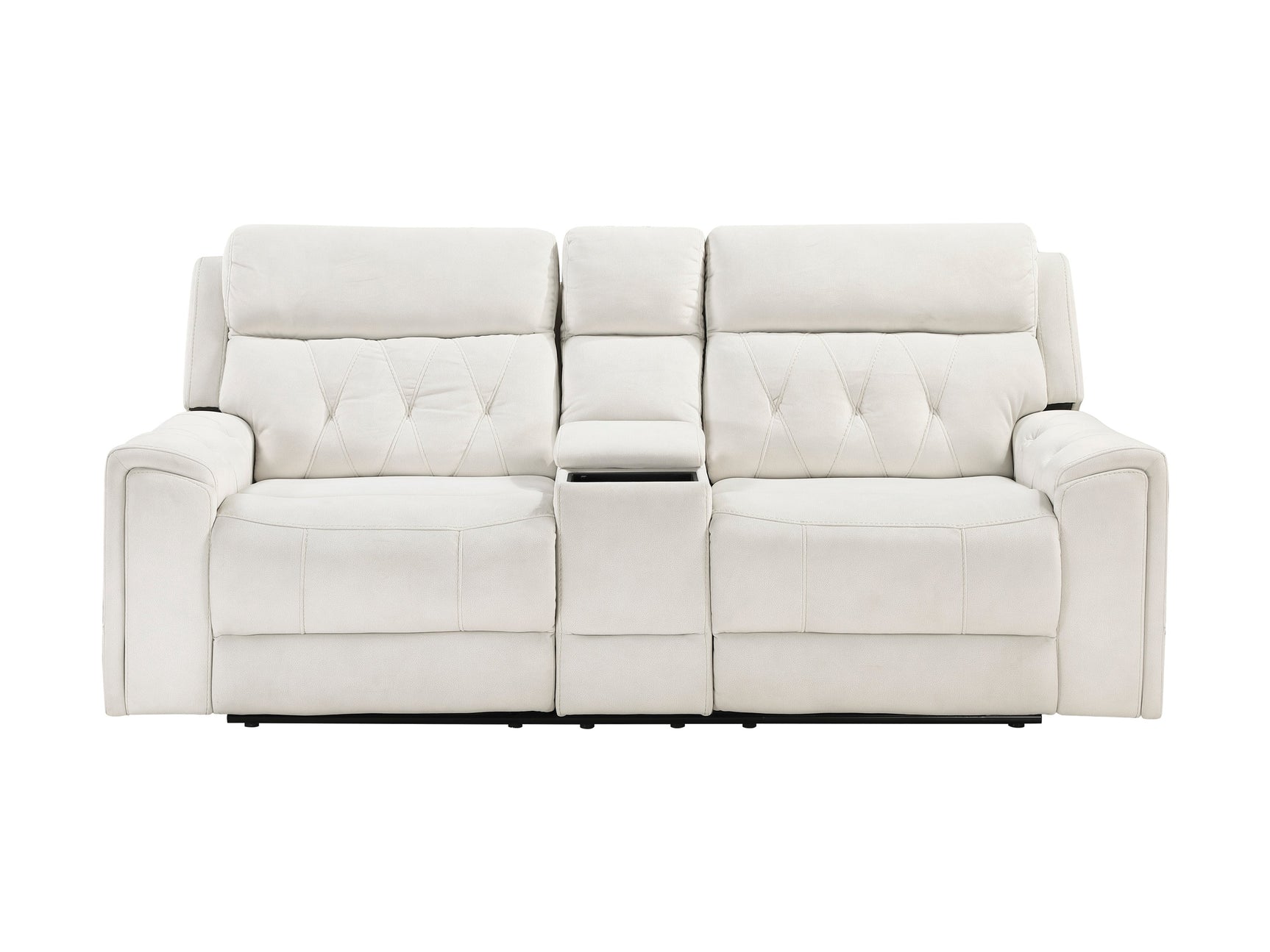 Celeste Beige Power Double Reclining Loveseat - Ornate Home