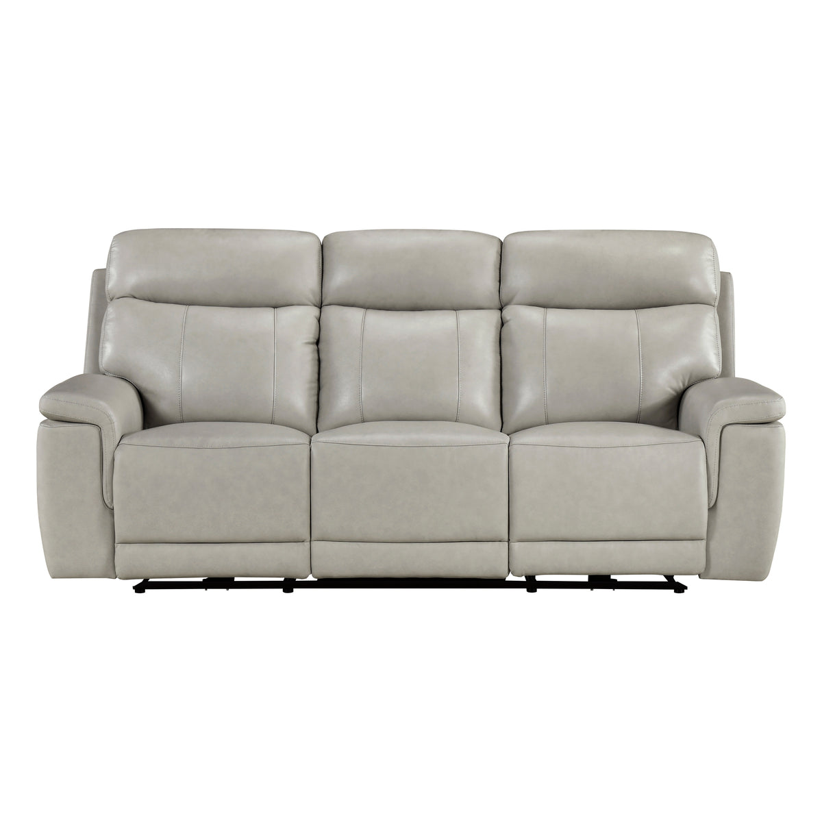 Celestia Beige Power Double Reclining Sofa With Power Headrest - Ornate Home