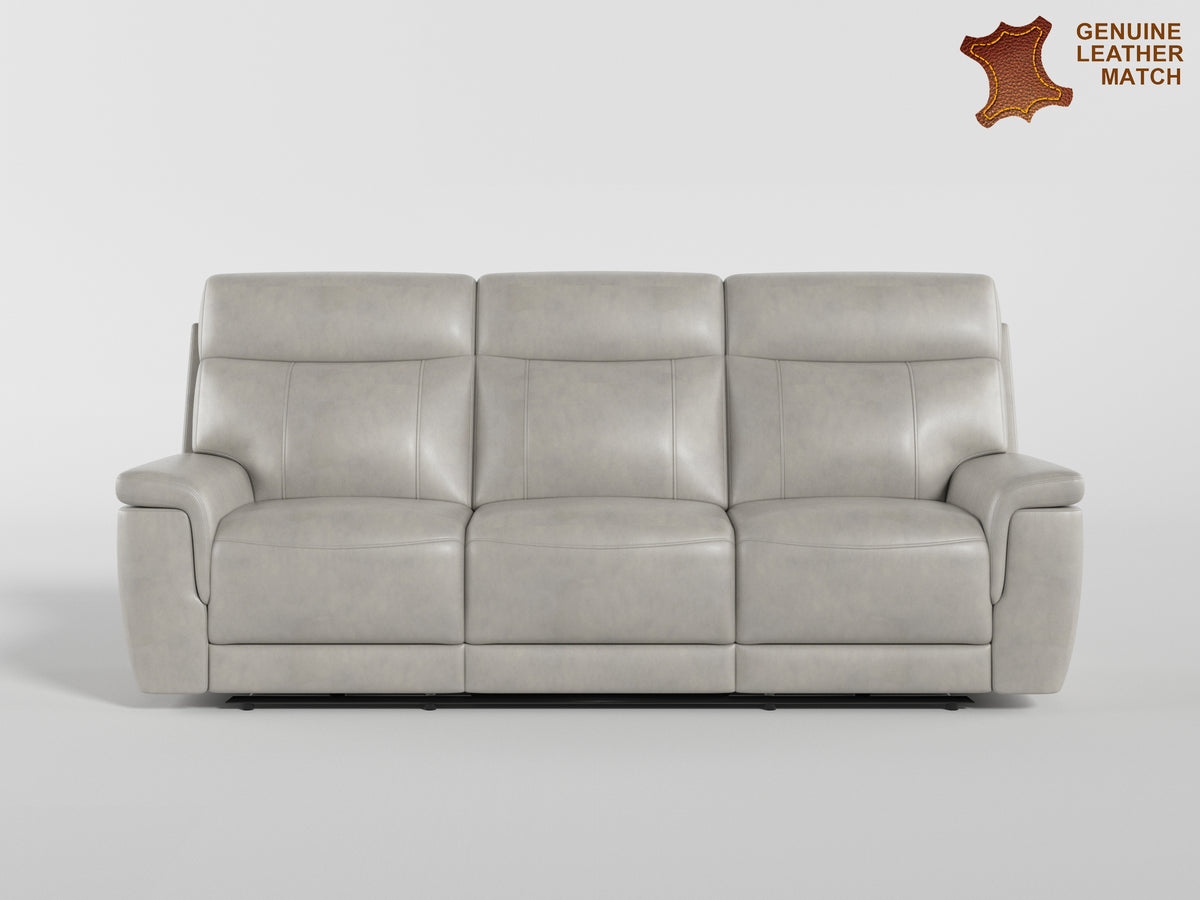 Celestia Beige Power Double Reclining Sofa With Power Headrest - Ornate Home