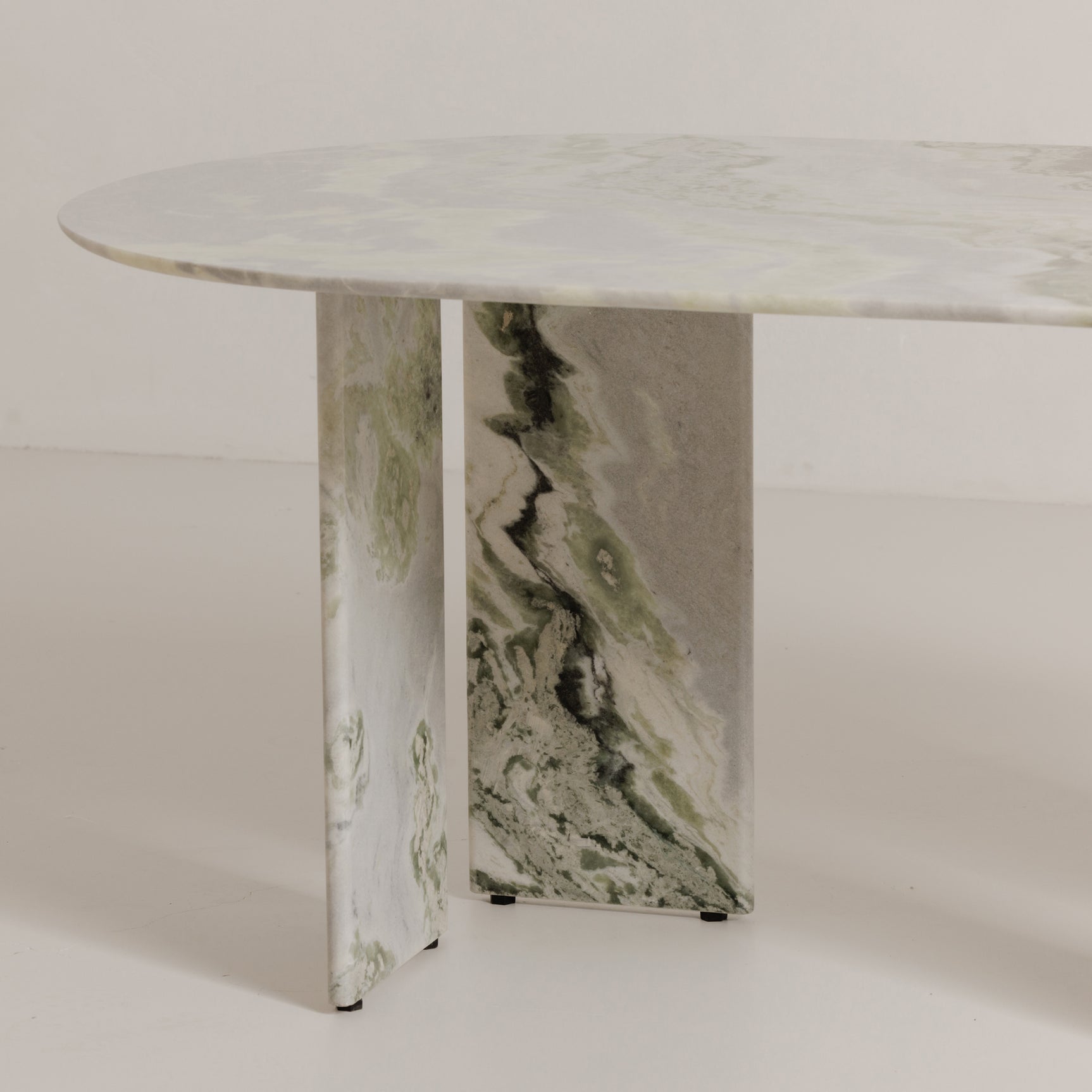 Celia Green Onyx Marble Oval Dining Table - Ornate Home