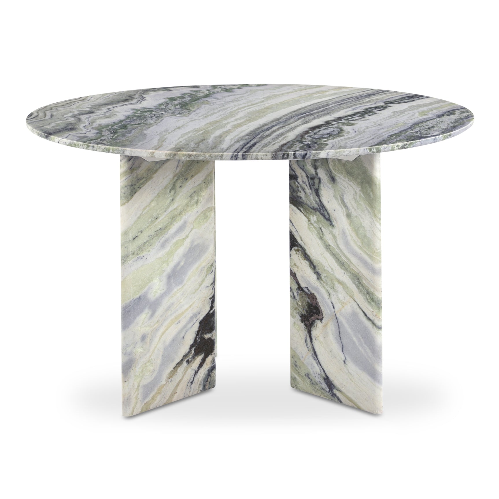 Celia Green Onyx Marble Round Dining Table - Ornate Home