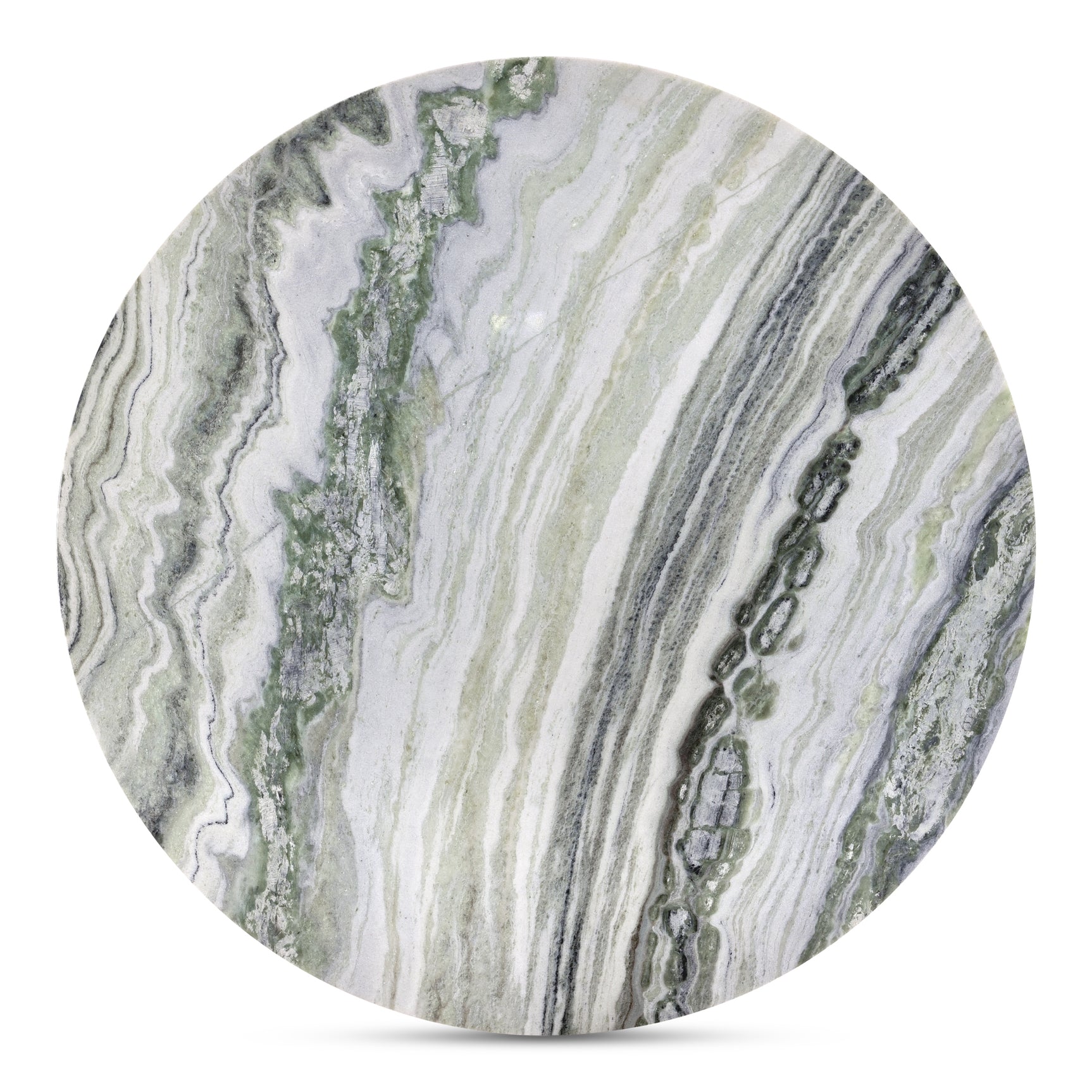 Celia Green Onyx Marble Round Dining Table - Ornate Home