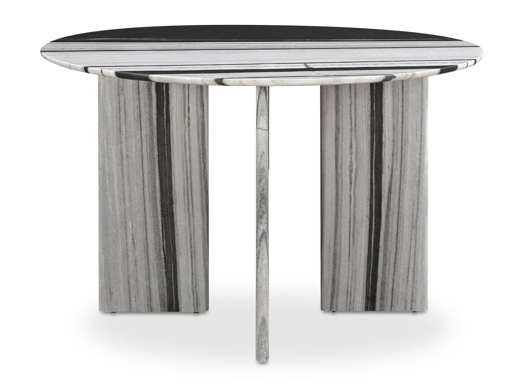 Celia Multicolor Marble Round Dining Table - Ornate Home