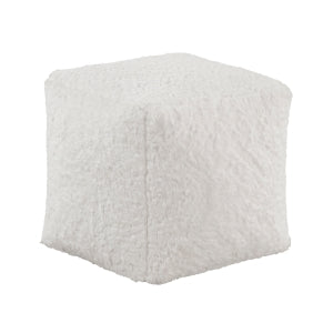 Celina Off-White Pouf - Ornate Home