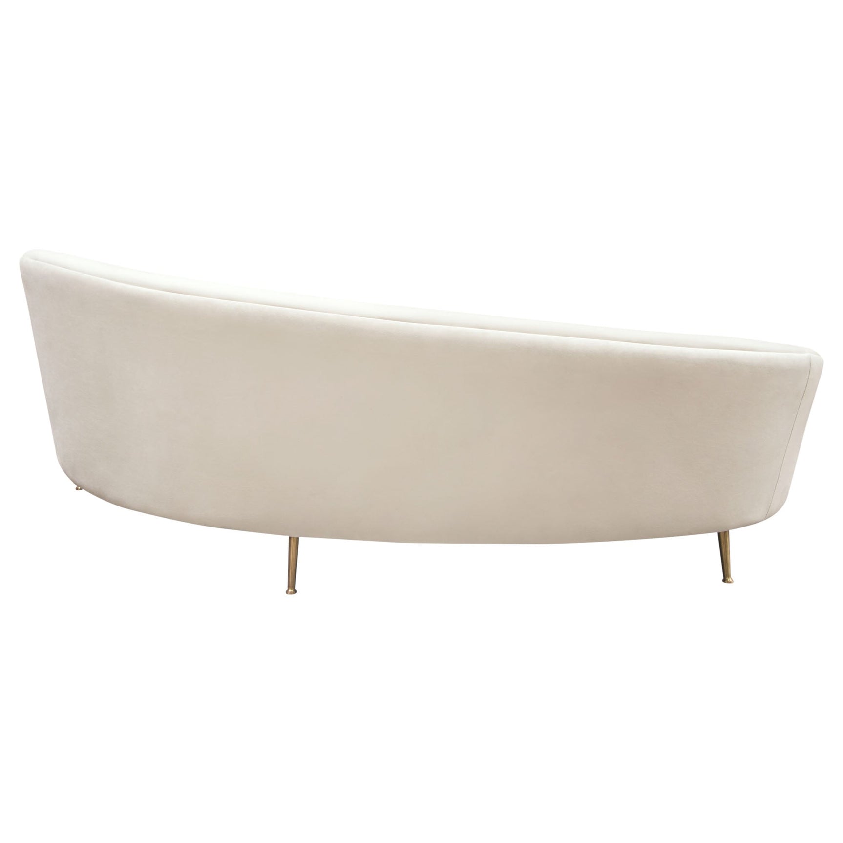 Celine Cream Curved Sofa - Ornate Home