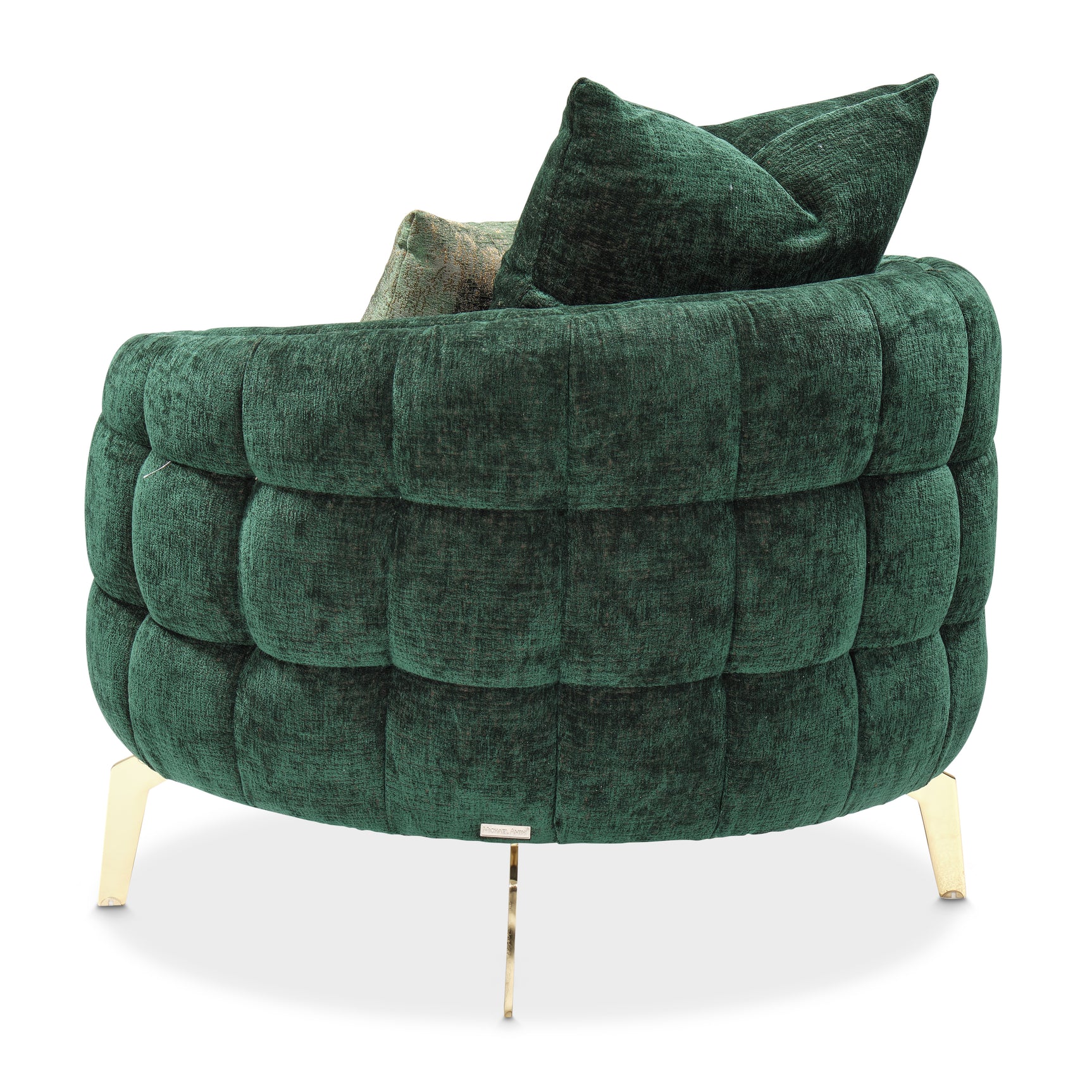 Celine Gold/Emerald Accent Chair - Ornate Home