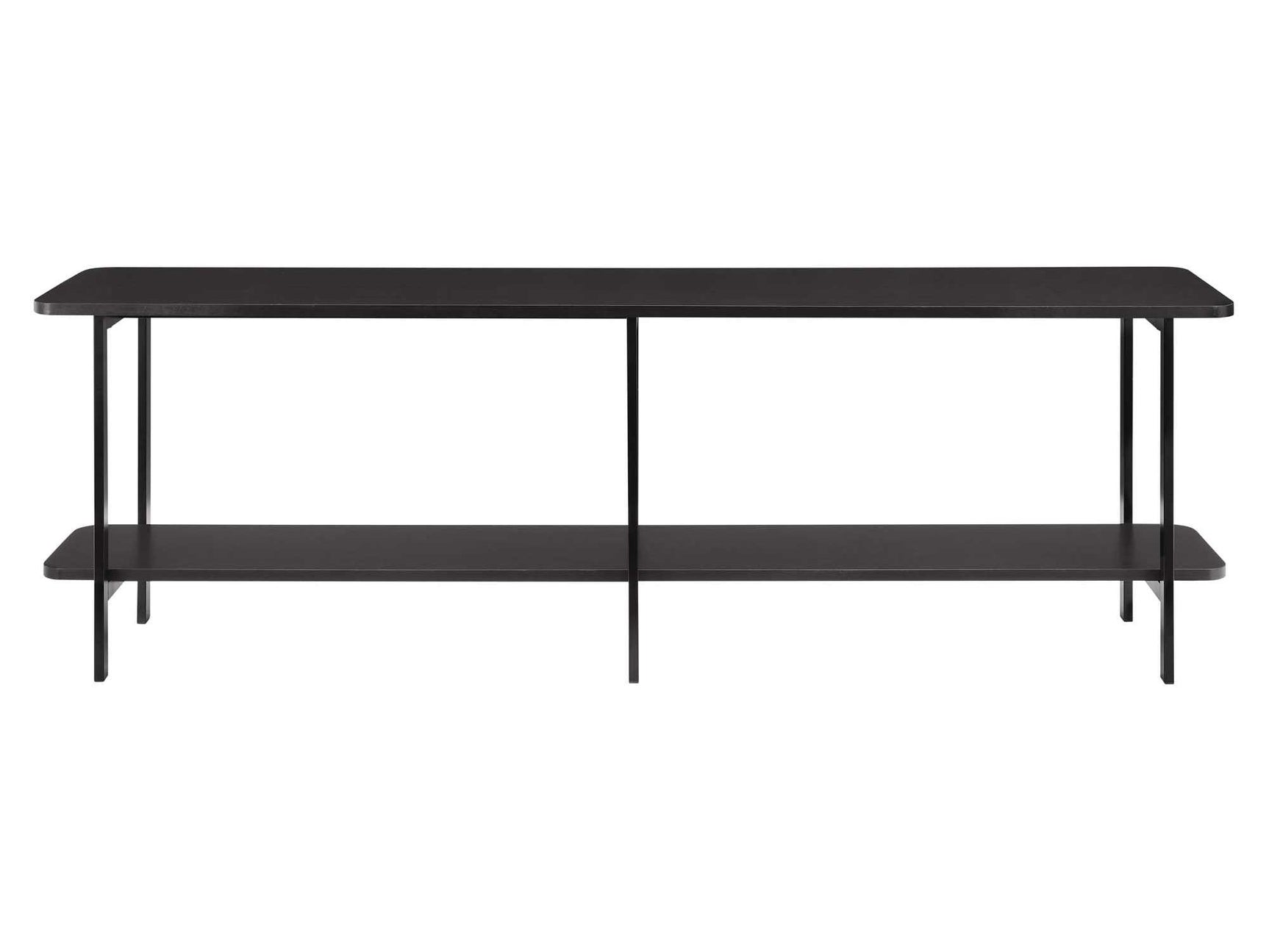 Celine Side Table Console in Black - Ornate Home