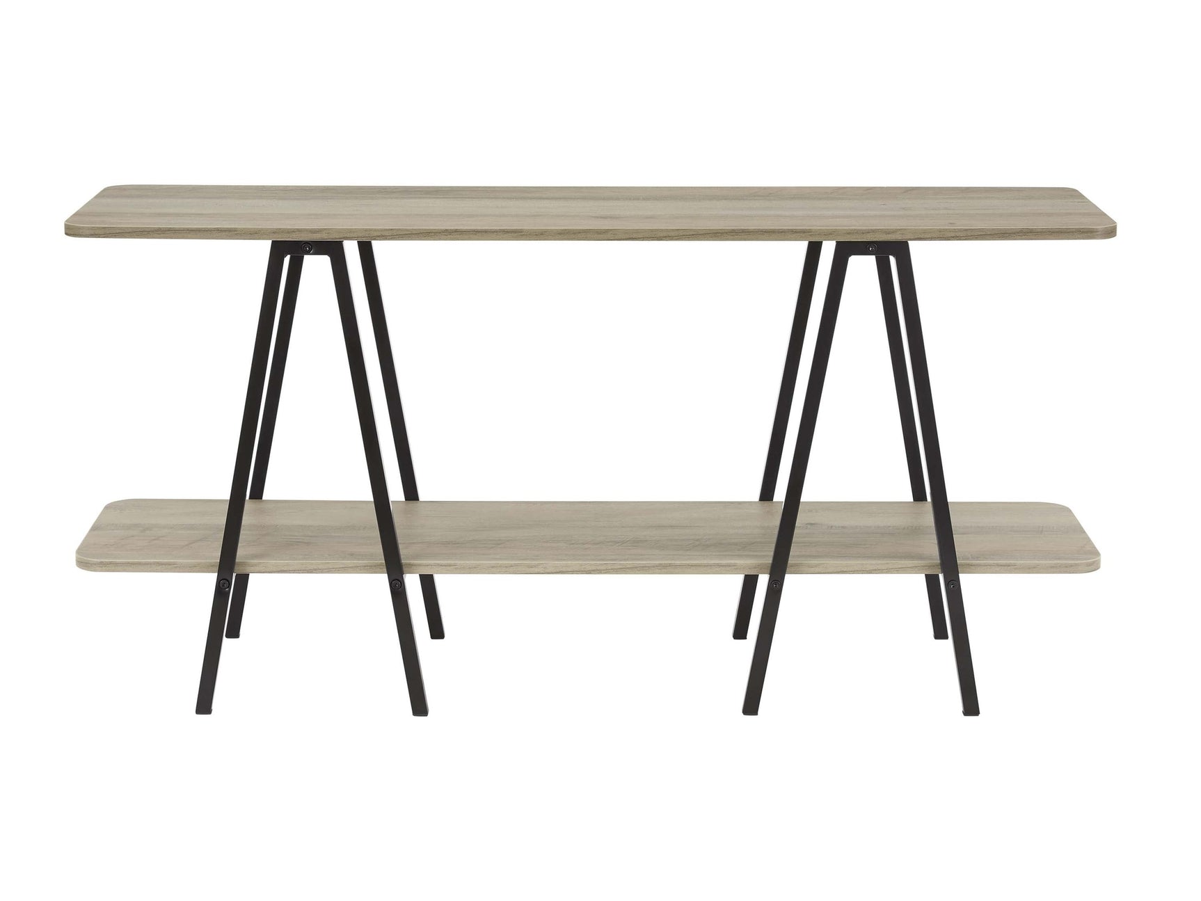 Celine Side Table Console in Rustic Grey - Ornate Home