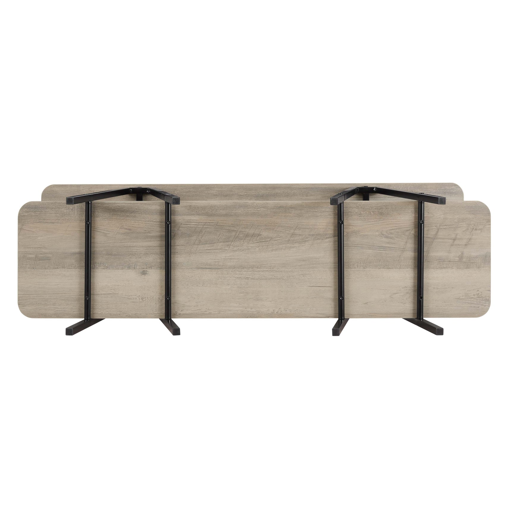 Celine Side Table Console in Rustic Grey - Ornate Home