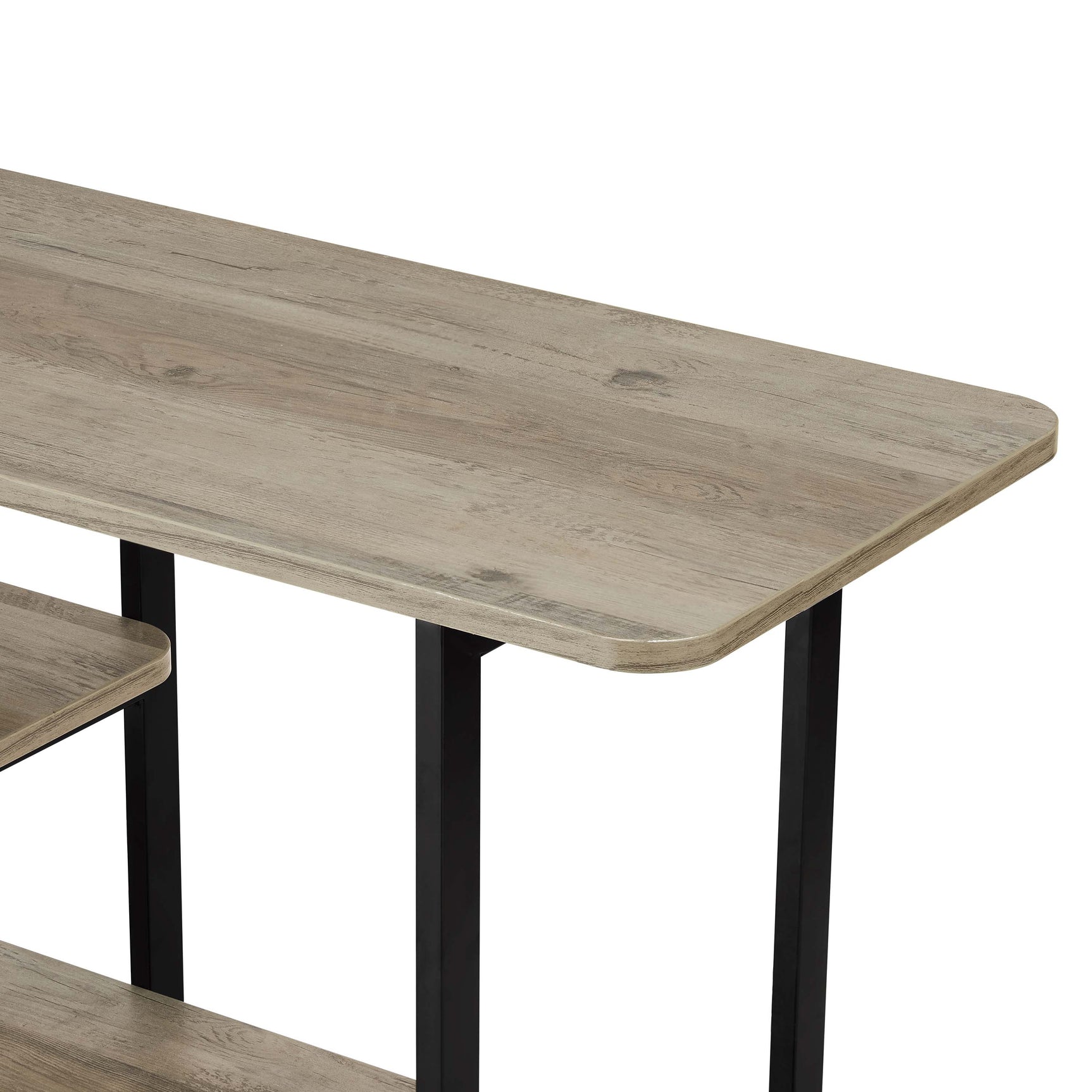 Celine Side Table Console in Rustic Grey - Ornate Home