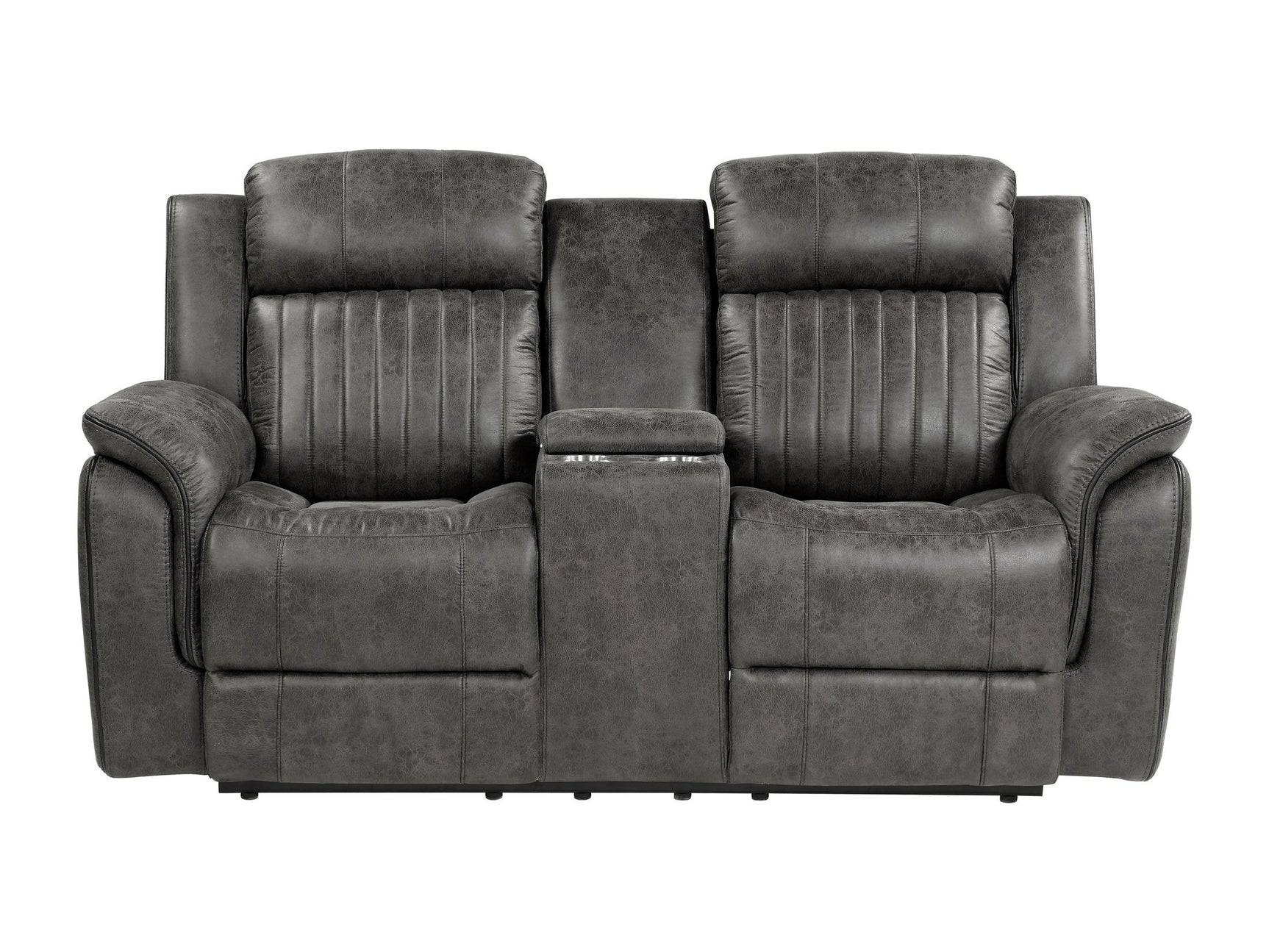 Centeroak Brown Double Reclining Loveseat - Ornate Home