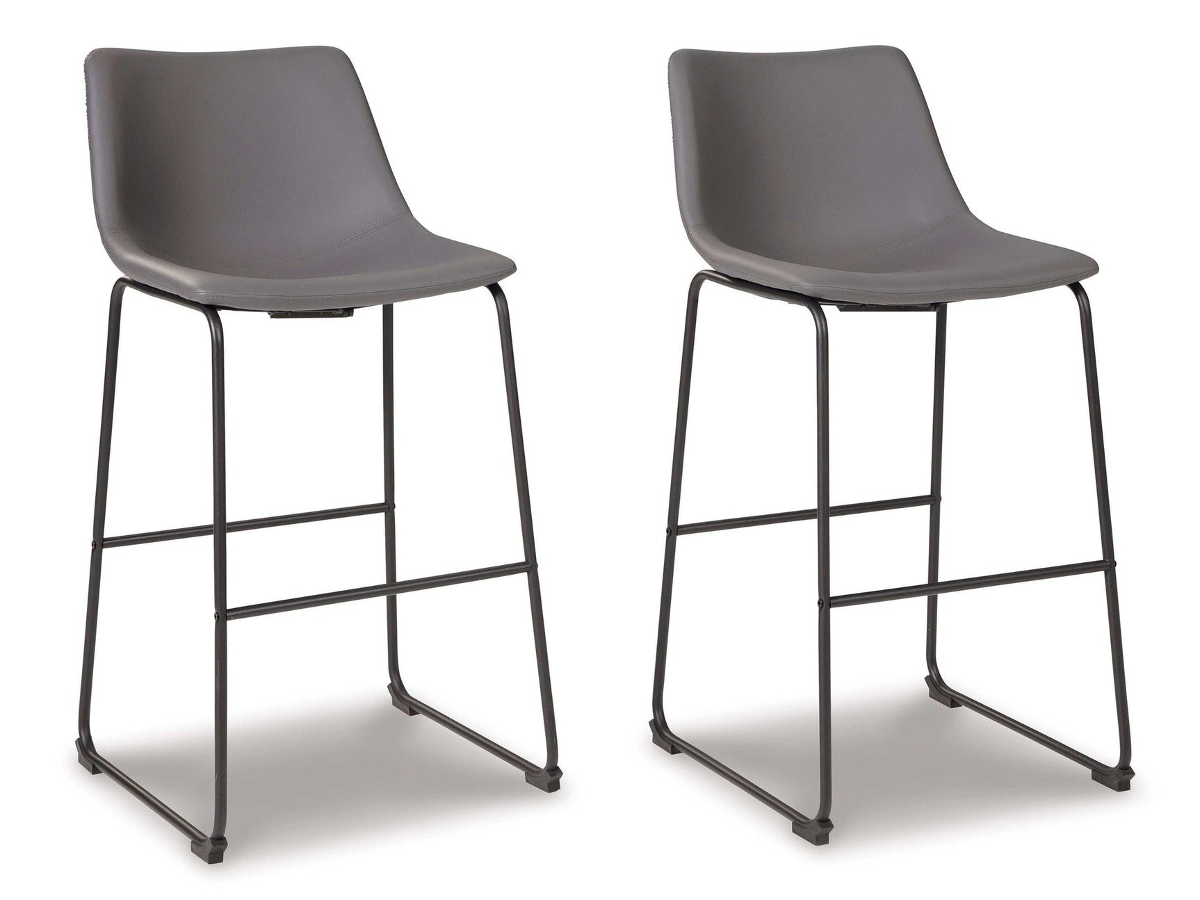 Centiar Gray Pub Height Bar Stool (Set of 2) - Ornate Home