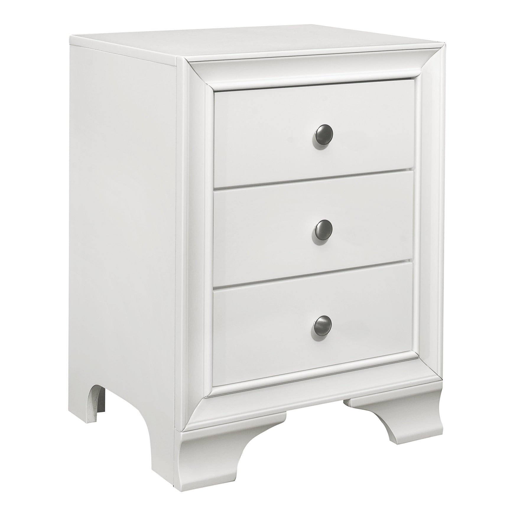 Centralia White Nightstand - Ornate Home