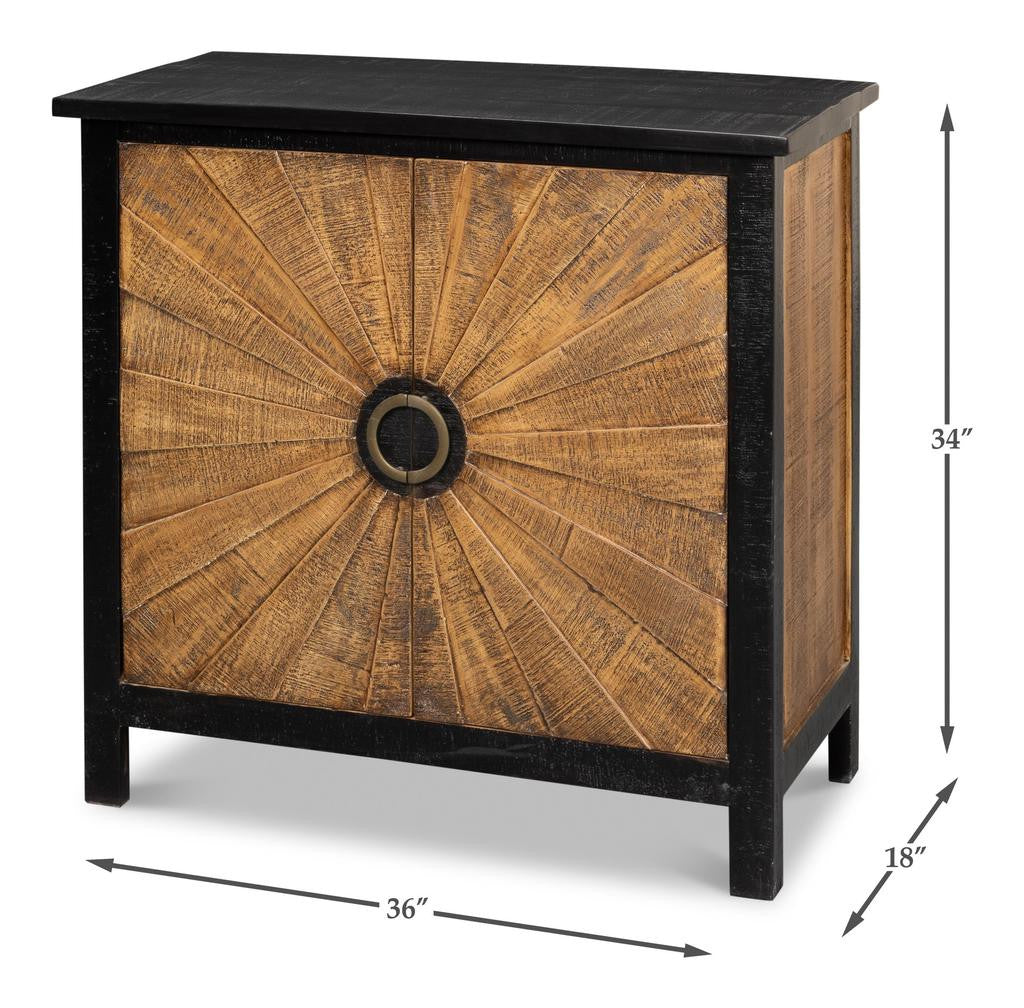 Centrum Brown Two Door Sideboard - Ornate Home