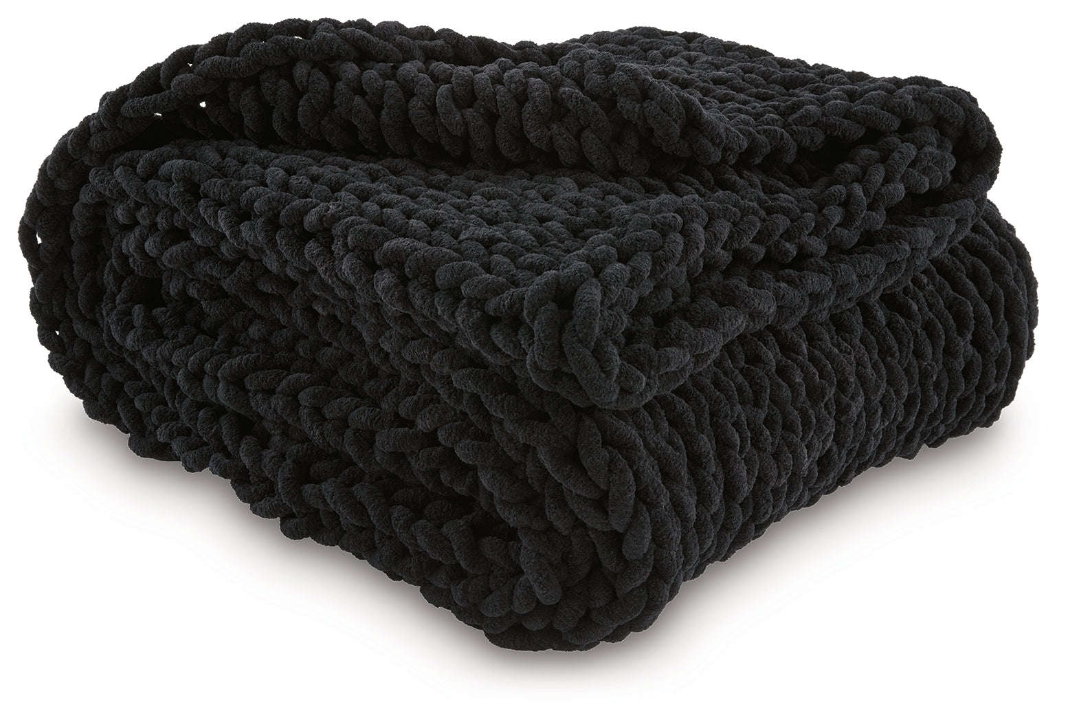 Chaddon Black Throw (Set of 3) (Online Special Price) - Ornate Home