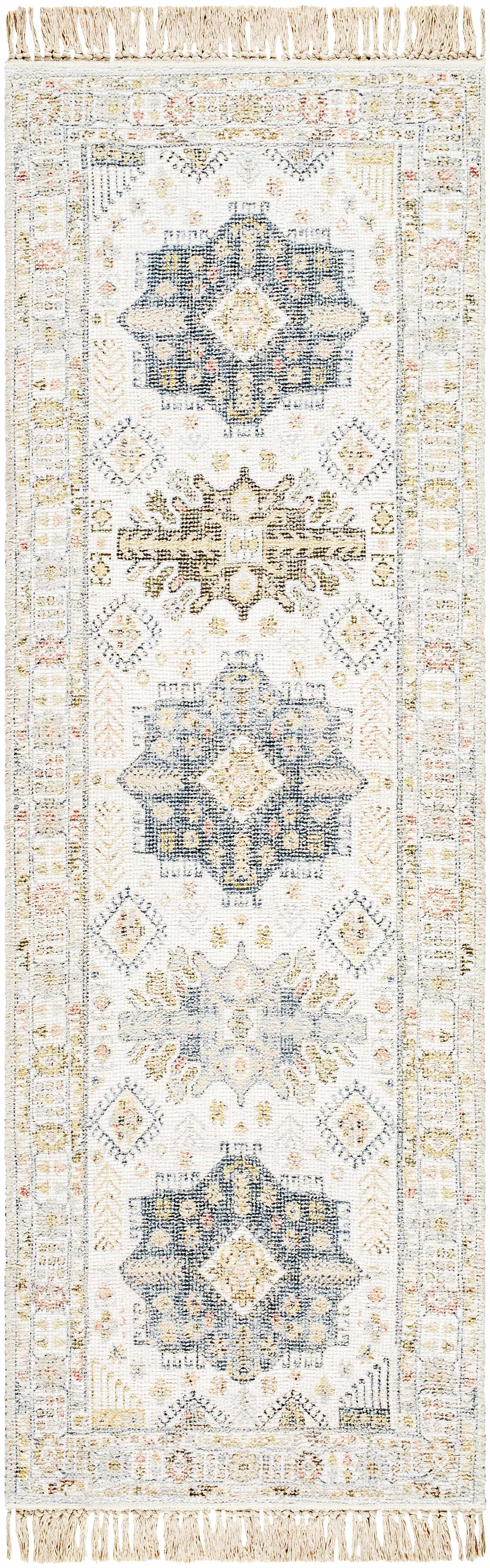 Chaela Ivory & Olive Area Rug - Ornate Home