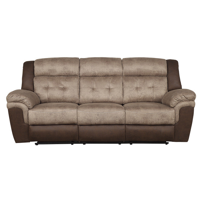 Chai Brown Double Reclining Sofa - Ornate Home