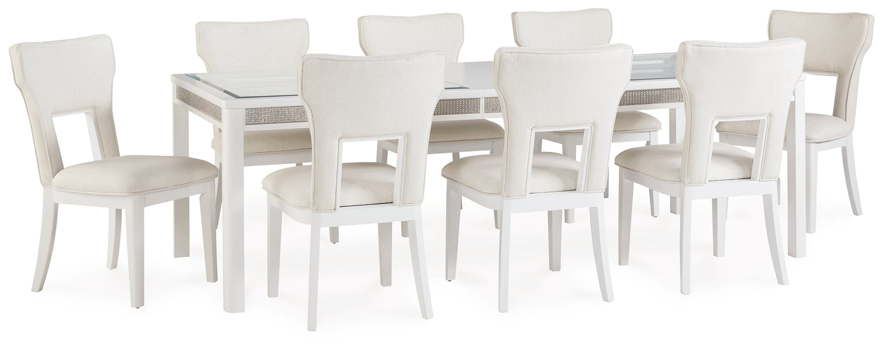 Chalanna Dining Table and 8 Chairs (Online Special Price) - Ornate Home